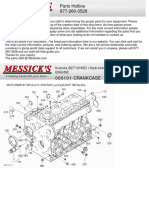 M-35B Kubota b2710 Tractor V1305 Block Parts Manual