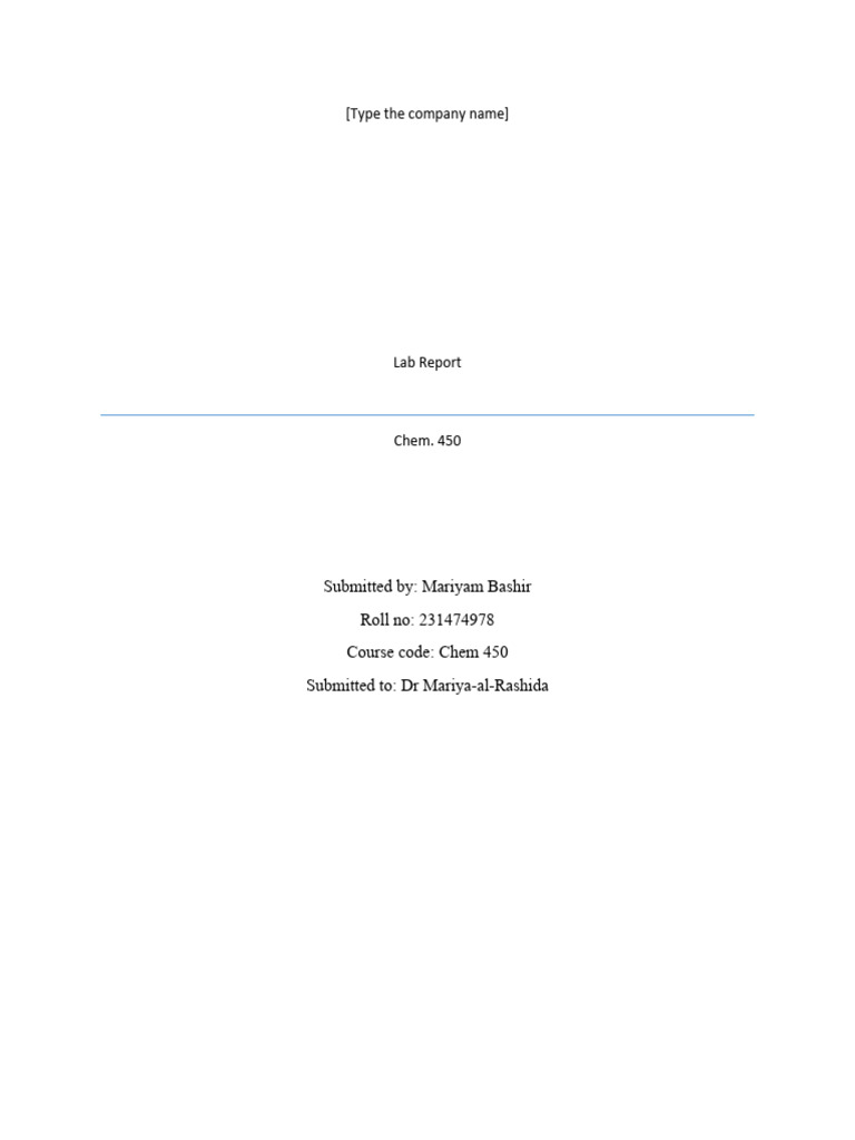 Lab 450-1 | PDF