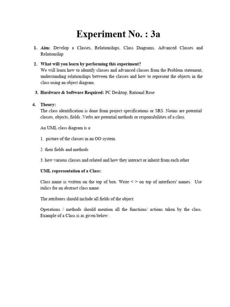 Experiment No 3a Handout | PDF