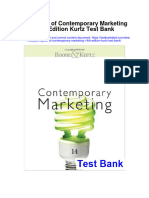 Principles of Contemporary Marketing 14Th Edition Kurtz Test Bank Full Chapter PDF