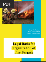 Legal Mandates For Organization of Fire Brigade