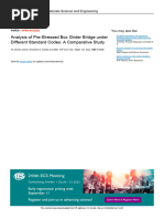 Analysis of Box Girder Under Different Codes