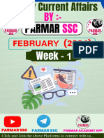 Week - 1 (Feb Current Afffairs by Parmar SSC)