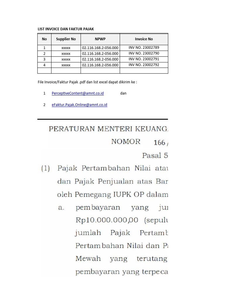 Format Excel PPN - Amman Masa Oktober 2023 Part 1 | PDF