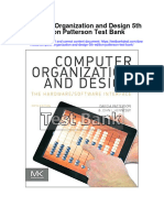Ebook Computer Organization and Design 5Th Edition Patterson Test Bank Full Chapter PDF
