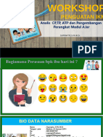 Analisi CP, TP. ATP & Pengembangan Perangkat Ajar
