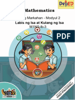 Grade 1 - q1 - Week 2 - Labis NG Isa Kulang NG Isa - Norzagaray East District