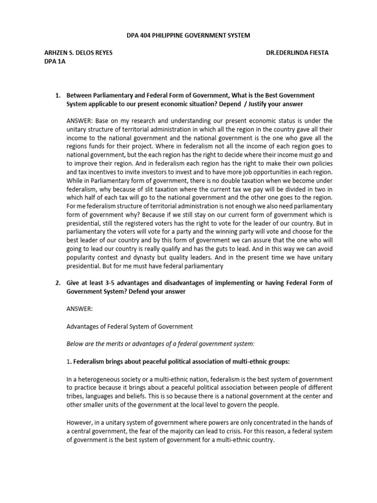 Cell Free Government System