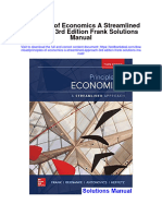 Principles of Economics A Streamlined Approach 3Rd Edition Frank Solutions Manual Full Chapter PDF