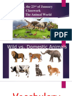 UNIT 4 Lesson 4 - The Animal World I Part