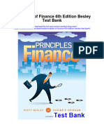 Download Principles Of Finance 6Th Edition Besley Test Bank full chapter pdf