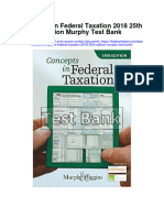 Download ebook Concepts In Federal Taxation 2018 25Th Edition Murphy Test Bank full chapter pdf