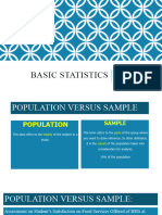 Basic Statistics 2