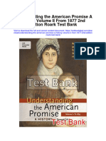 Understanding The American Promise A History Volume Ii From 1877 2Nd Edition Roark Test Bank Full Chapter PDF