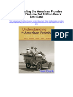 Download Understanding The American Promise Combined Volume 3Rd Edition Roark Test Bank full chapter pdf