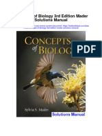 Download ebook Concepts Of Biology 3Rd Edition Mader Solutions Manual full chapter pdf