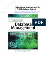 Ebook Concepts of Database Management 7Th Edition Pratt Solutions Manual Full Chapter PDF