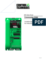 Commander S100 EMC Datasheet Issue 1 - 1