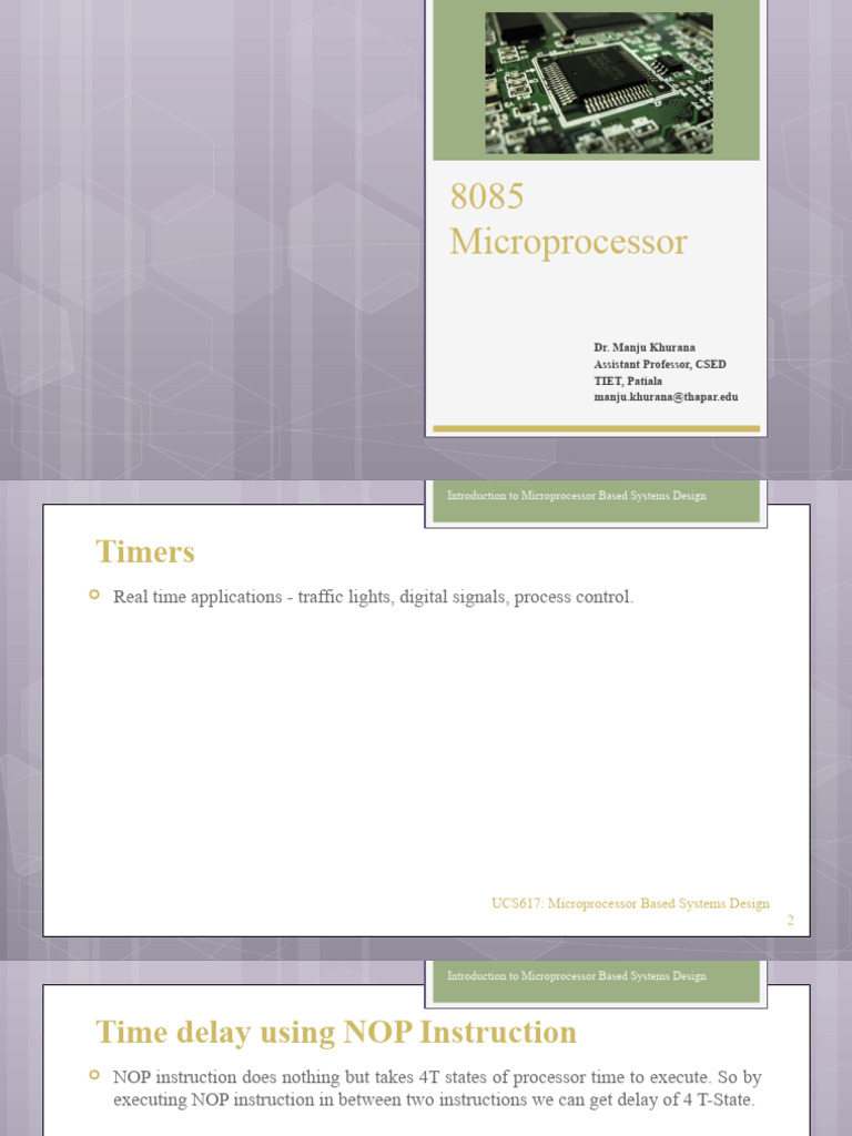 13th Lecture Timers | PDF