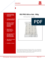 RS PRO Silica Gel, 100g: Features