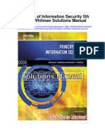 Principles of Information Security 5Th Edition Whitman Solutions Manual Full Chapter PDF