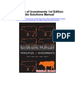 Principles of Investments 1St Edition Bodie Solutions Manual Full Chapter PDF