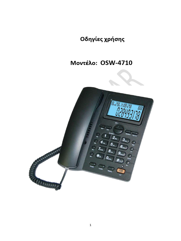 OSW 4710 Manual en | PDF