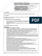 YAN-HS-STA RO-015 Reglas Básicas de Seguridad y Salud en Minera Yanacocha