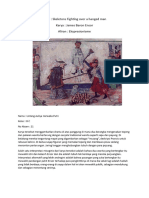 Judul: Skeletons Fighting Over A Hanged Man Karya: James Baron Ensor Aliran: Ekspresionisme