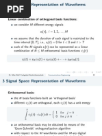 3 Signal Space Representation of Waveforms