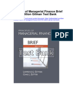 Principles of Managerial Finance Brief 6Th Edition Gitman Test Bank Full Chapter PDF