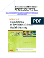 Varcarolis Foundations of Psychiatric Mental Health Nursing A Clinical Approach 7Th Edition Halter Test Bank Full Chapter PDF