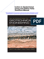 Download Introduction To Geotechnical Engineering 2Nd Edition Holtz Solutions Manual full chapter pdf