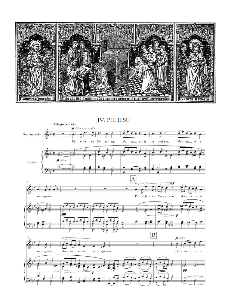 Pie Jesu (Piano) Faure PDF