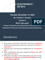 Lecture 3 - Basic Logic Gate