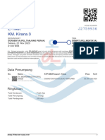 E-Tiket KM. Kirana 3: Data Penumpang