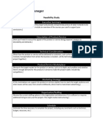 Feasibility Study Template Word ProjectManager FD