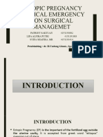 Ectopic Pregnancy Surgical Management, Non Surgical - Syifa Shafira