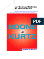Ebook Contemporary Business 15Th Edition Boone Solutions Manual Full Chapter PDF