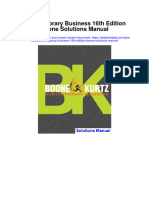 Ebook Contemporary Business 16Th Edition Boone Solutions Manual Full Chapter PDF