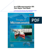 Principles of Microeconomics 9Th Edition Sayre Test Bank Full Chapter PDF