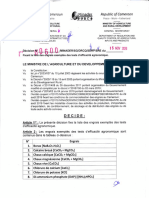 Decision Fixant Liste Des Engrais Exepts Des Tests Defficacit Agronomique