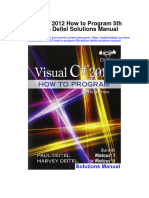 Download Visual C 2012 How To Program 5Th Edition Deitel Solutions Manual full chapter pdf