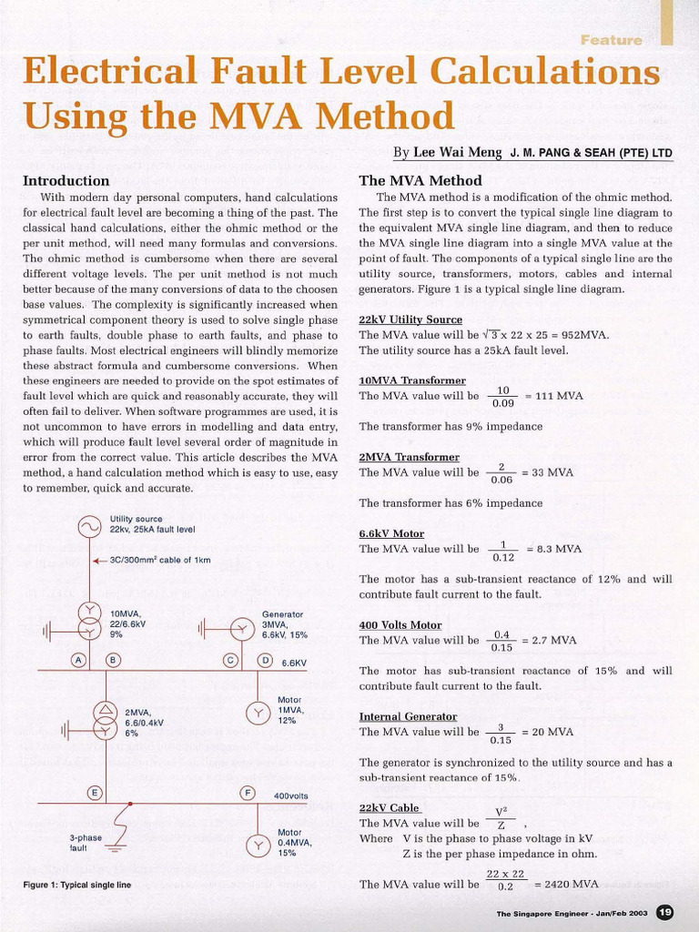 MVA Method Short Circuit | PDF | Transformer | Electrical Impedance