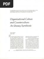 Organizational Culture and Counterculture - An Uneasy Symbiosis