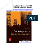 Ebook Contemporary Labor Economics 11Th Edition Mcconnell Solutions Manual Full Chapter PDF