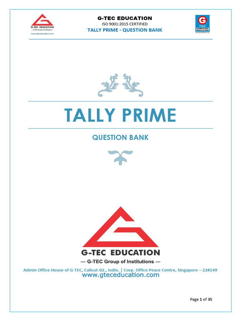 QB TALLY PRIME Ver 7 0 PDF Invoice Discounts And Allowances