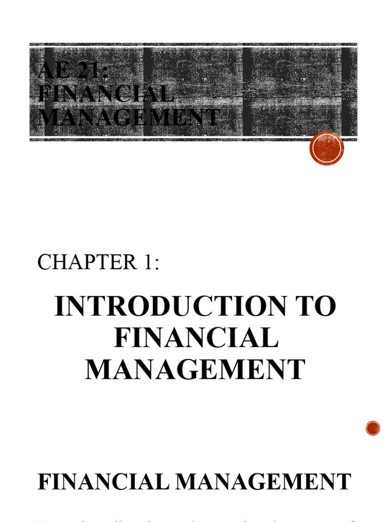 Introduction to Financial Management | PDF