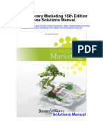 Ebook Contemporary Marketing 15Th Edition Boone Solutions Manual Full Chapter PDF