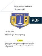 Laporan Ujian Praktek Ipa Kelas 9J 41 Satrio Bagas Prakoso